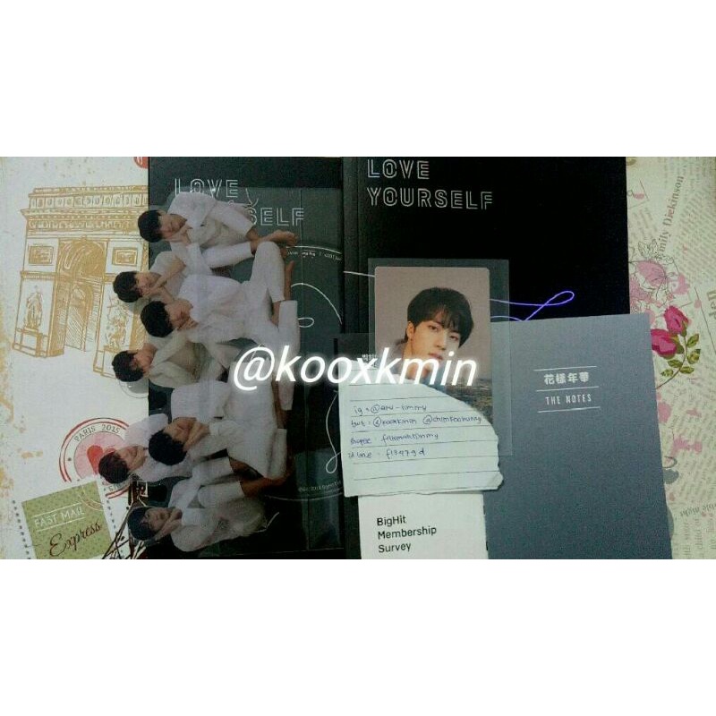 seokjin jin tear o fullset (-poster)