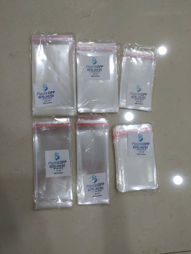 6 X 14 Cm Plastik Opp Tebal 30 Micron (0,5) Plastik Kemasan Termurah / Plastik Undangan