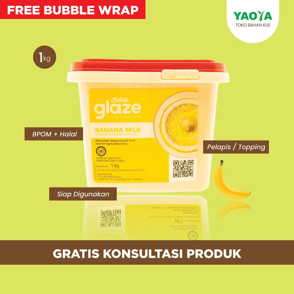 

COLATTA GLAZE JAR 1KG BANANA MILK