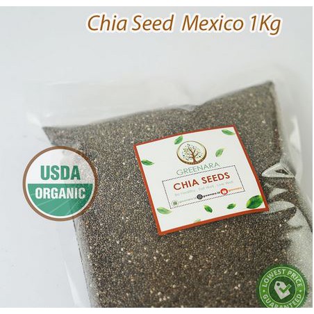 Organic Black Chia Seed MEXICO Premium Biji Chiaseed Original