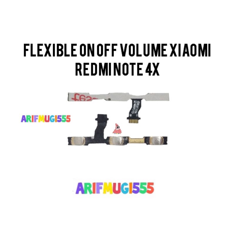 Flexible FleXibel Power Volume On Off Xiaomi Redmi Note 4X Original