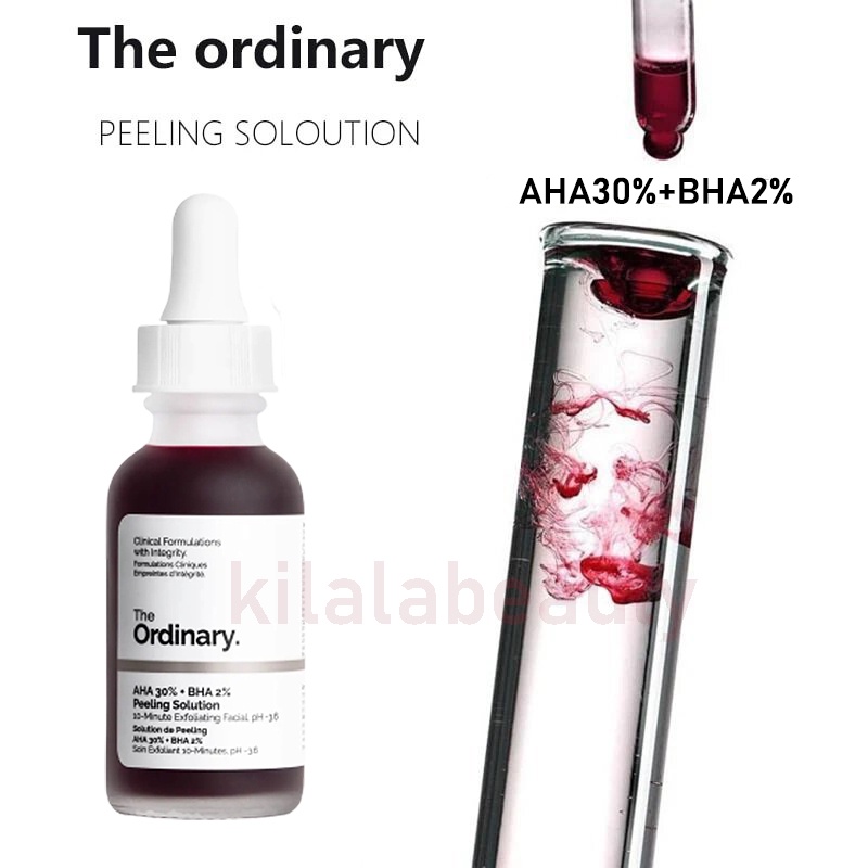 The Ordinary AHA 30% + BHA 2% Peeling Solution Serum Wajah