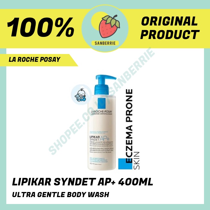 Jual La Roche Posay Lipikar Syndet AP+ Cleanser 400ml Facial/ Body