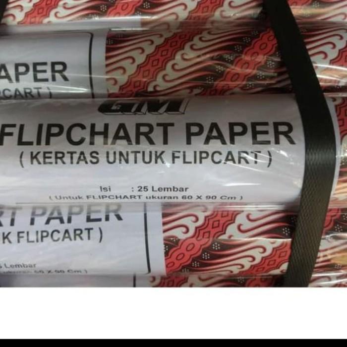 

Kertas Flipchart Putih Ukuran 60 X 90 Cm - 25 Lembar