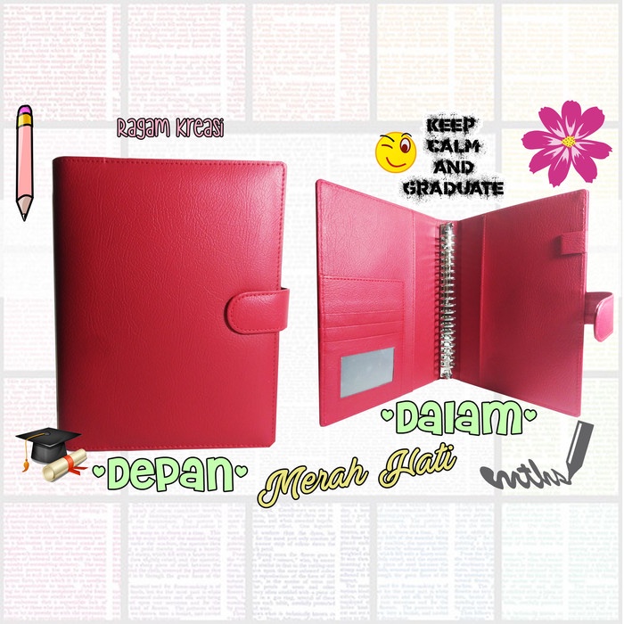 

READY Binder Polos HPO 6 Ring A6 - Marun Muda MURAH