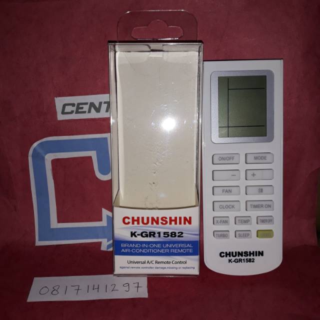 Remote AC CHUNSHIN ORIGINAL