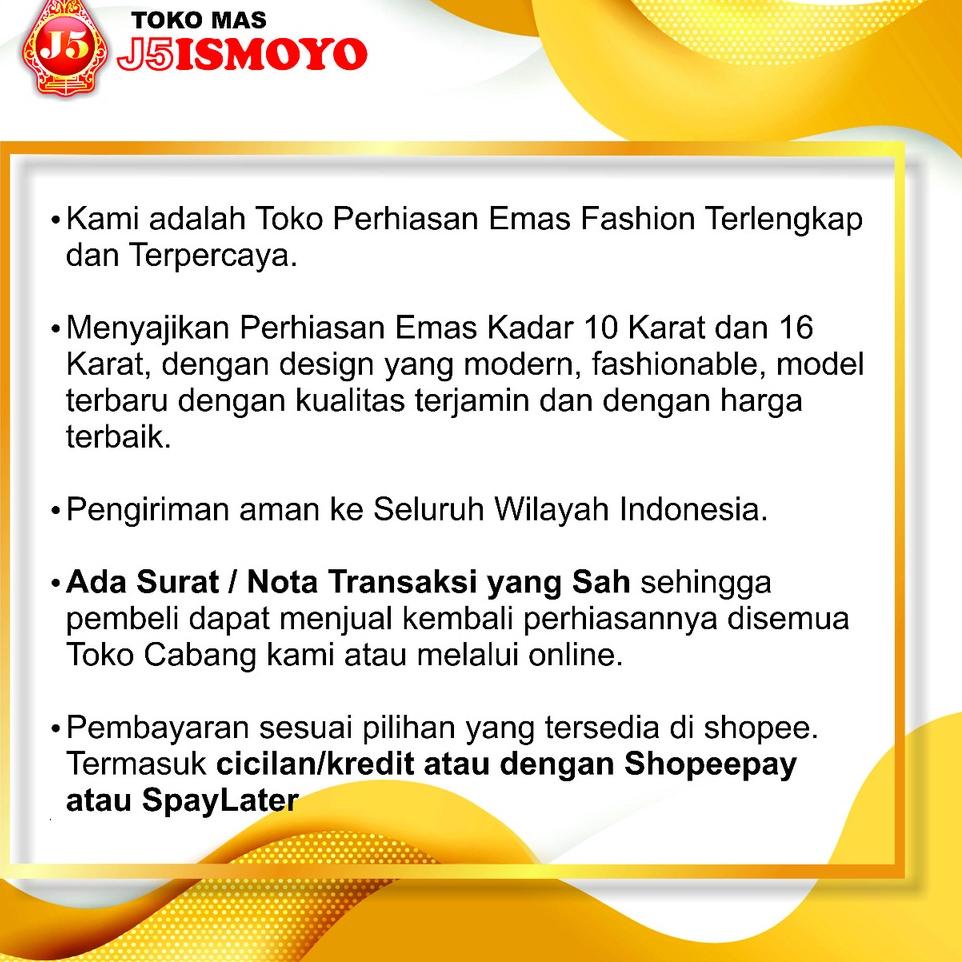 Wow Murah Meriah.. Anting Emas Toge Dewi J5 Ismoyo