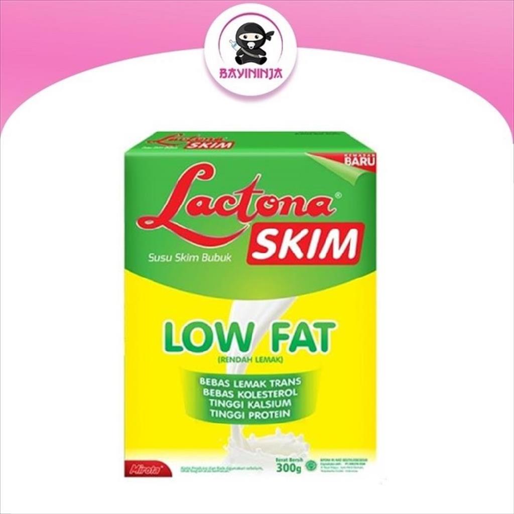 LACTONA Skim Low Fat Susu Rendah Lemak Box 300 g