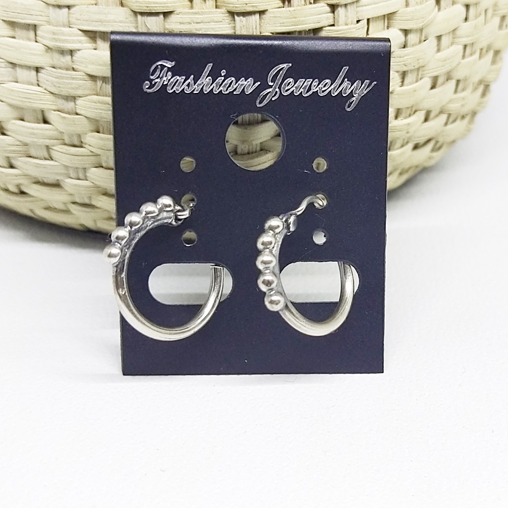 Anting Earrings Perak Silver Bali Hoop Kecil Budhis Jawan Samping Bulat Bayi Balita Pria Wanita Asli