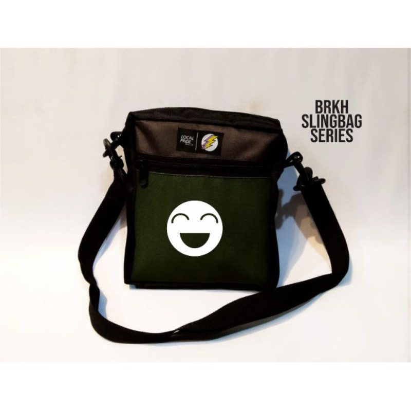 TAS SELEMPANG | TAS BAHU | SLINGBAG PRIA WANITA(BRING ID) SMILE