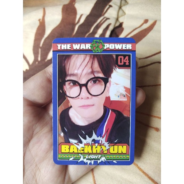 photocard the war power baekhyun