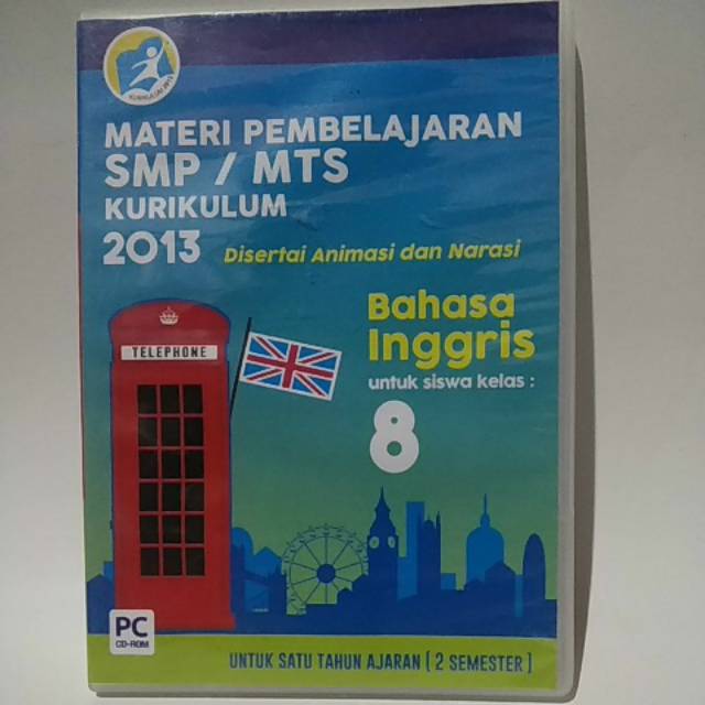 Jual Materi Pembelajaran Bahasa Inggris Untuk Siswa Siswi SMP Kelas 8 ...