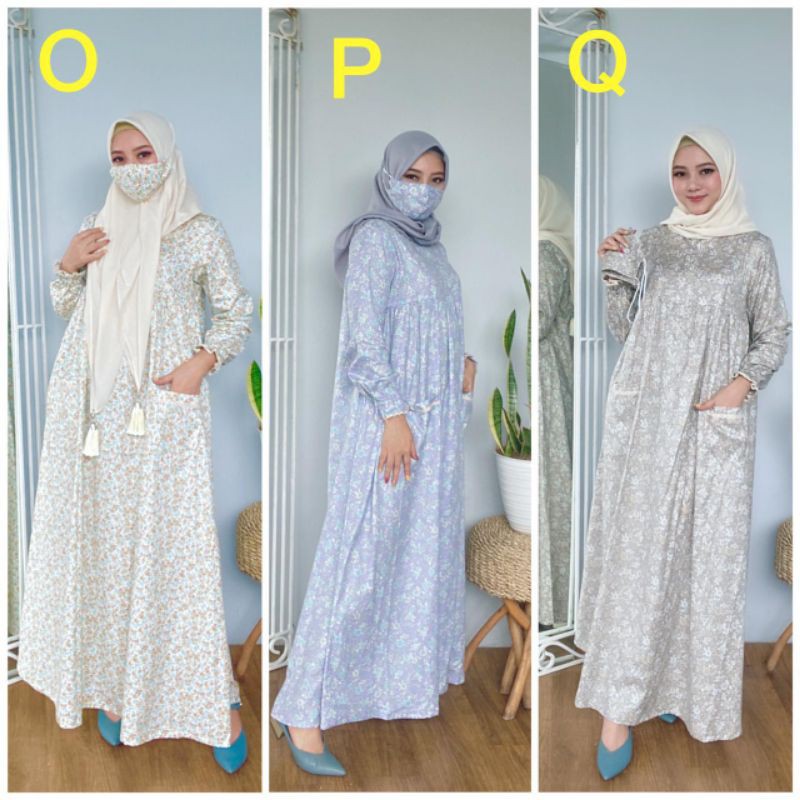 (New) Gamis roris katun jepang