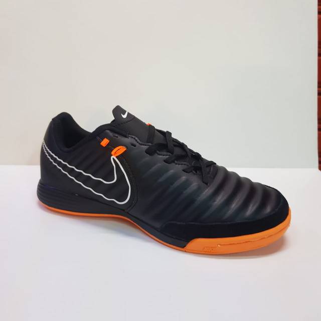 Sepatu Nike Tiempo X Futsal Black Orange Premium High Quality