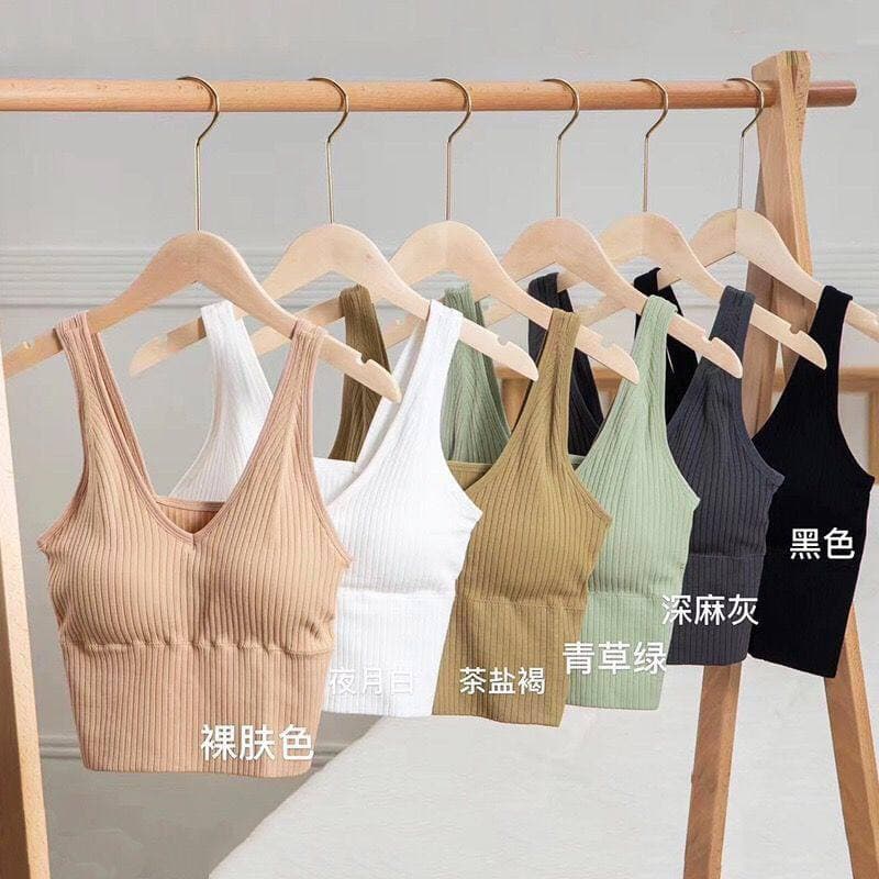 Sport Bra V Bralette Wanita Bh Wanita Bra Murah Bh Murah Beha Pakaian Dalam Wanita import BRA35