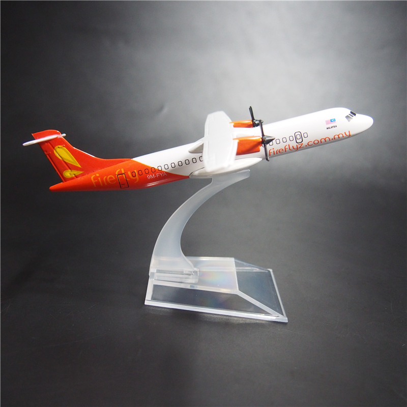 Firefly ATR-72-600 Miniatur Diecast Pesawat Terbang Malaysia Bahan Alloy Metal Dengan Stand Display