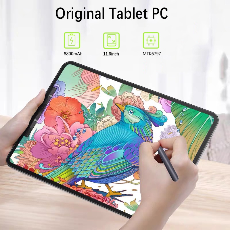 Tablet Baru Penjualan Asli 6 GB + 128 GB Tablet Android Tablet Kelas Online Wifi Tablet Dijual Kartu Ganda Dual Standby Jaringan 5G Sepuluh Core