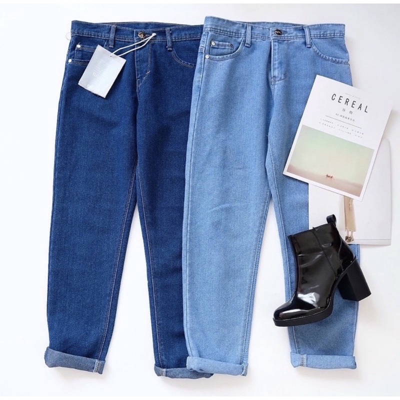 BF JEANS BASIC COLOUR || BOYFRIEND JEANS