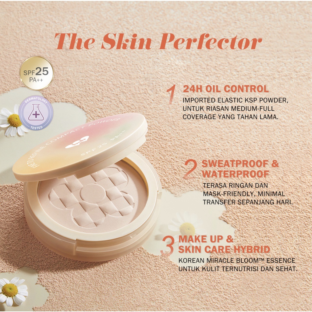 BNB barenbliss Korean Bloomatte Fine to Refine Compact Powder  Bedak Padat