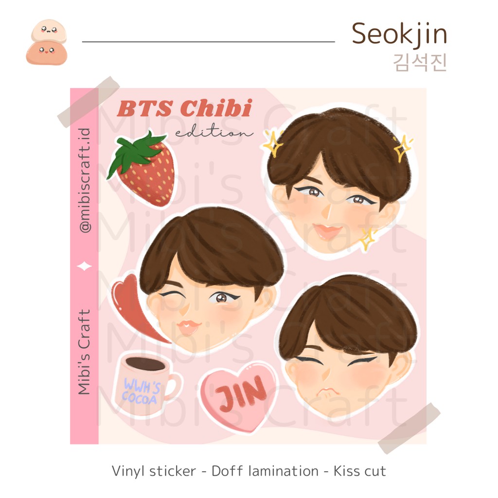 [Sticker BTS] BTS Chibi edition - JIN