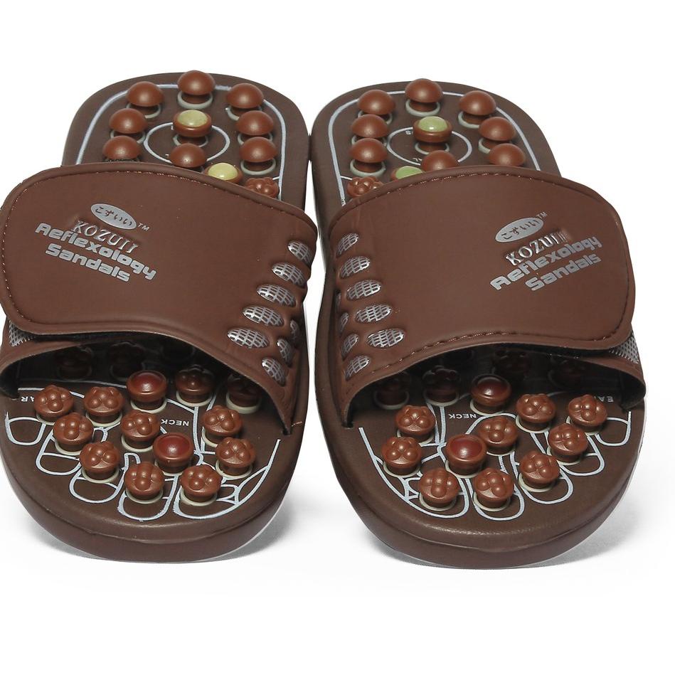 [KODE PRODUK 6FZUL7256] Sandal Refleksi Kozuii 36 37 Saja / Sandal Giok Kozuii / Sandal Terapi Keseh