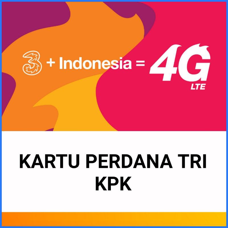 Kartu Perdana Tri (3) KPK 4G