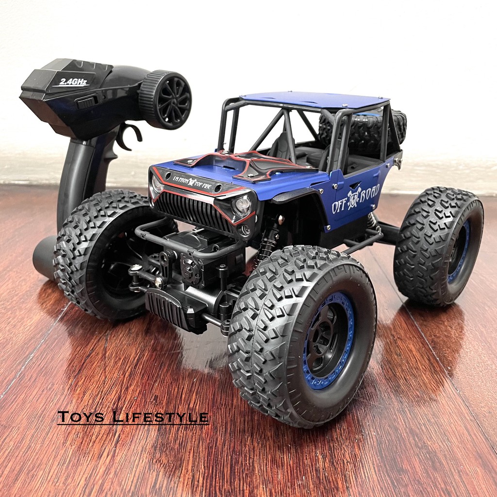 Mainan Mobil Remote Control RC Rock Crawler Offroad Besar 1:14