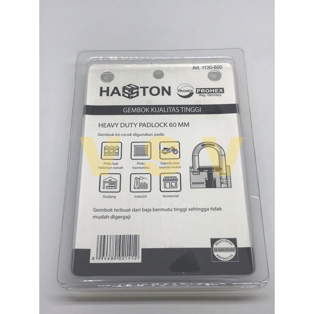 Hasston Gembok 60mm kunci bulat / Gembok Satin / gembok rumah