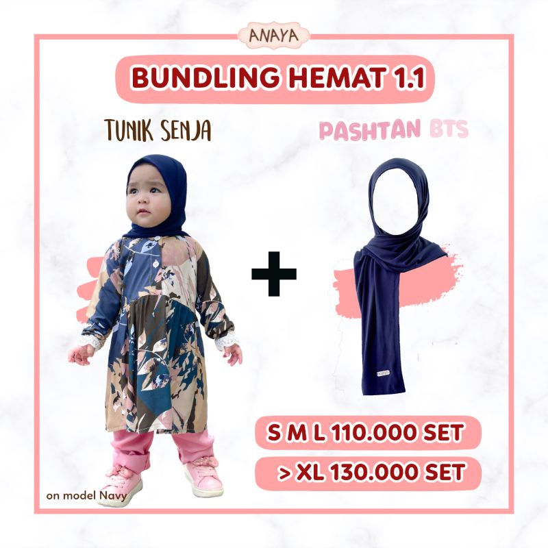 DAILY PIYAMA SENJA KIDS-MOMMY VOL.2 by ANAYA HIJAB anayahijab