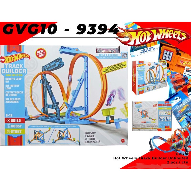 Hotwheels track Builder Unlimited Infinity Loop Kit. Hot wheels original mattel.