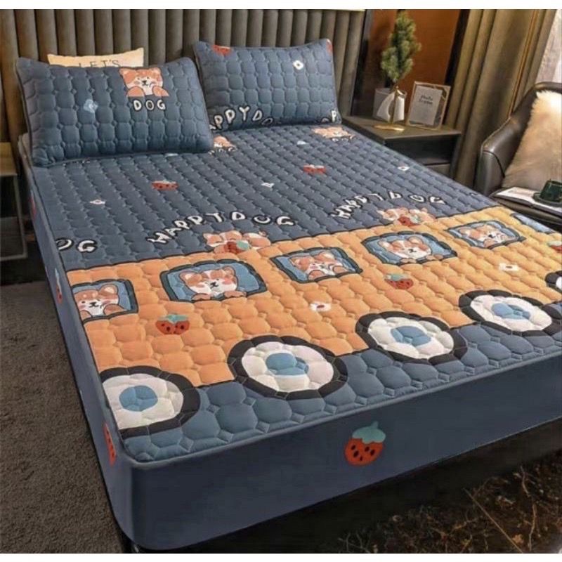 Sprei waterproof sprei sultan sprei ompol sprei anti air uk 160x200 & 180x200cm