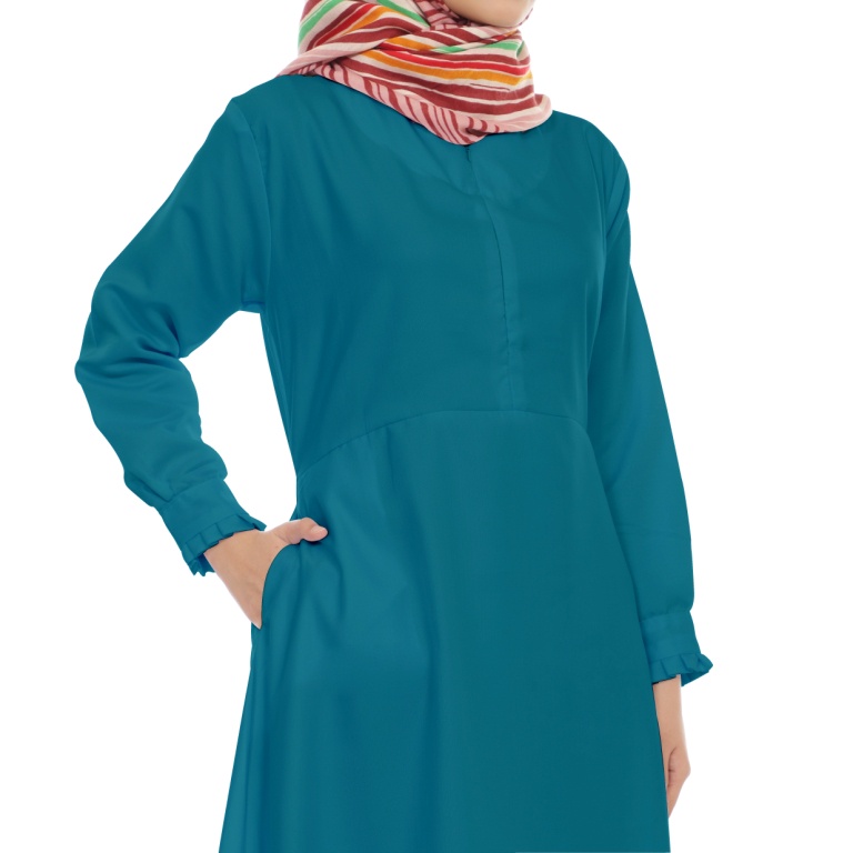 3XL-PROMO Gamis JUMBO Balotelli Umbrella Balotelly gamis  balloteli gamis syari ballotely 3XL-PROMO-HIJAU TOSCA