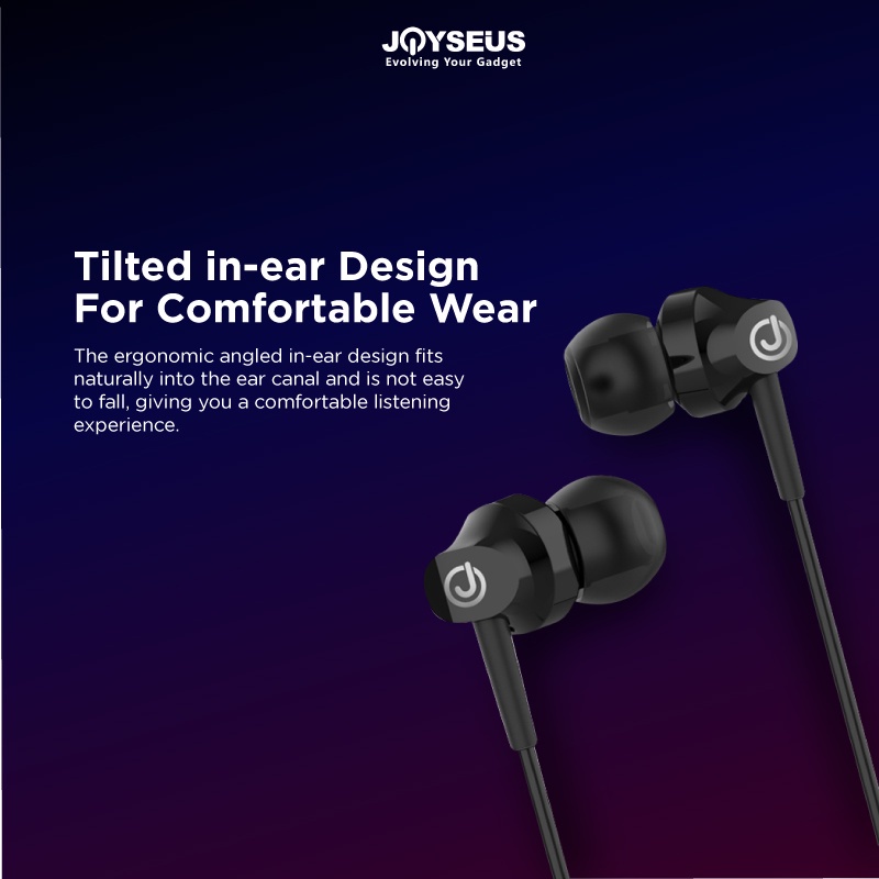 Headset JOYE02 In Ear Sport Bass Subwoofer + Microphone