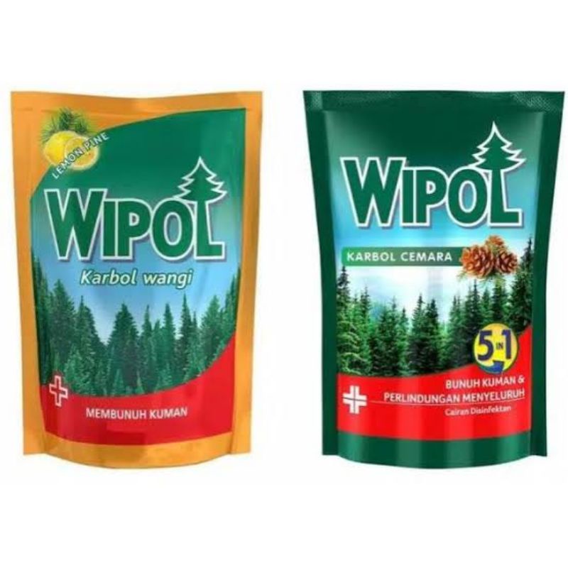 Wipol Karbol Pembersih Lantai Refill 780Ml | Wipol Karbol Lemon Pembersih Lantai Refill 780Ml| Wipol