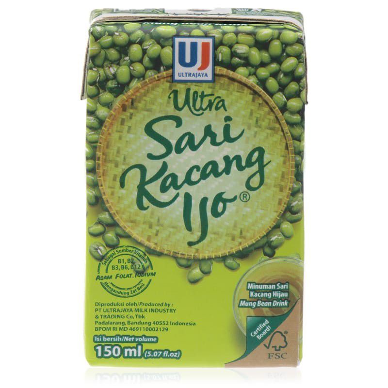 

Ultra Minuman Sari Kacang Ijo / Sari Kacang Hijau 150ml
