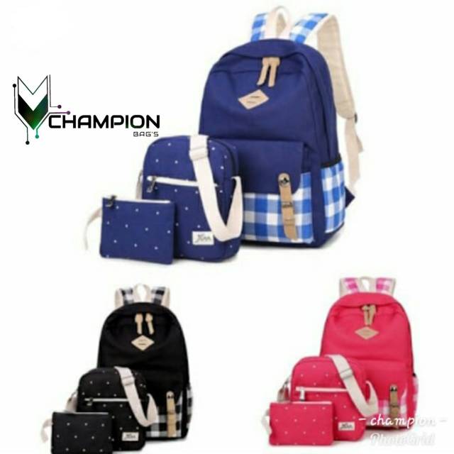 Tas Pria RDN 015 Distro Raindoz Bandung Ransel Punggung Backpack Cowok Keren Sek BRAN NB-Tp F7B6