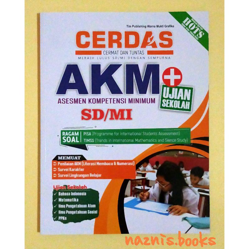 Jual Cerdas Akm Sd Mi Kelas 5 Indonesiashopee Indonesia