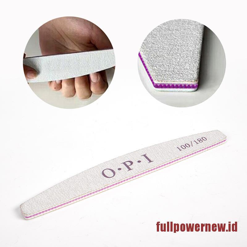 【COD】Nail File Double Side Buffer 100/180 Trimmer Sandpaper Professional Nail Files