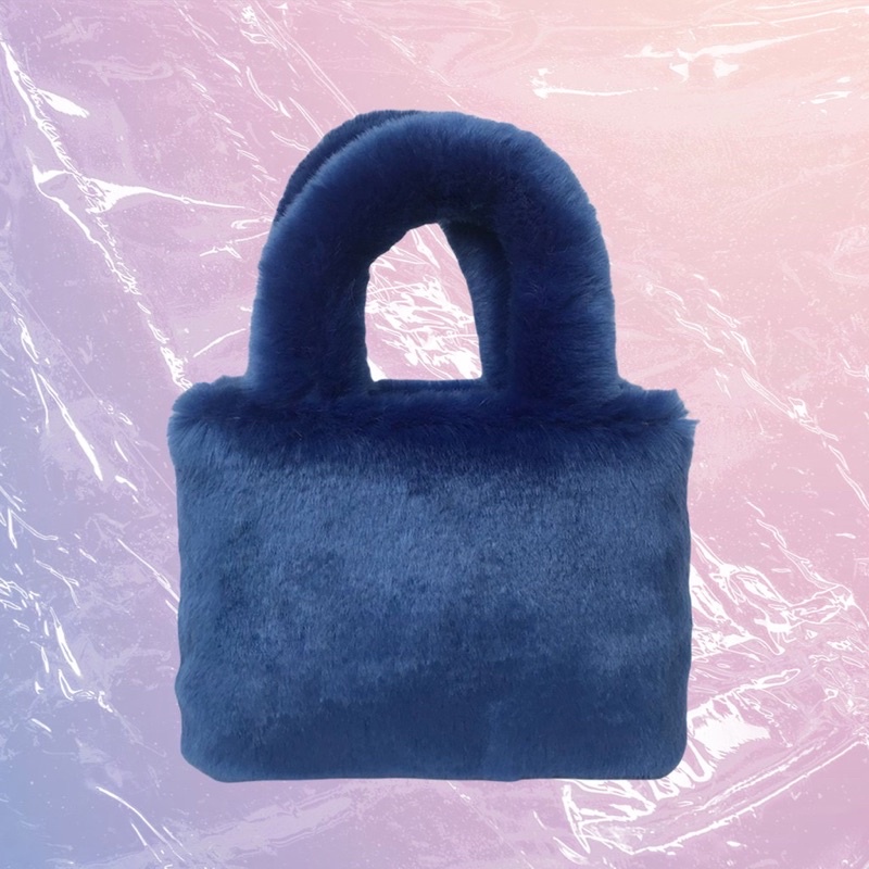 fluffy handle bag