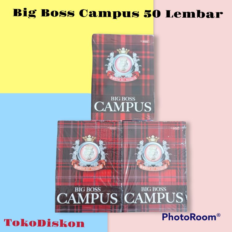 

BUKU TULIS | Big Boss Campus 50 Lembar | Buku Boxy