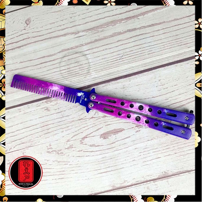 Sisir Besi Butterfly Balisong Training Knife CS GO - YS-7319 - Camouflage