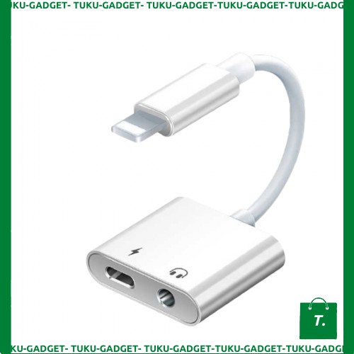 2 In 1 iPhone Charger Lightning To AUX 3.5mm - TC913C5