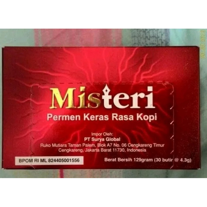 

MUJARAB Hot Promo Terlaris MISTERI CANDY PERMEN RASA GINGSENG HAMMER ASELI