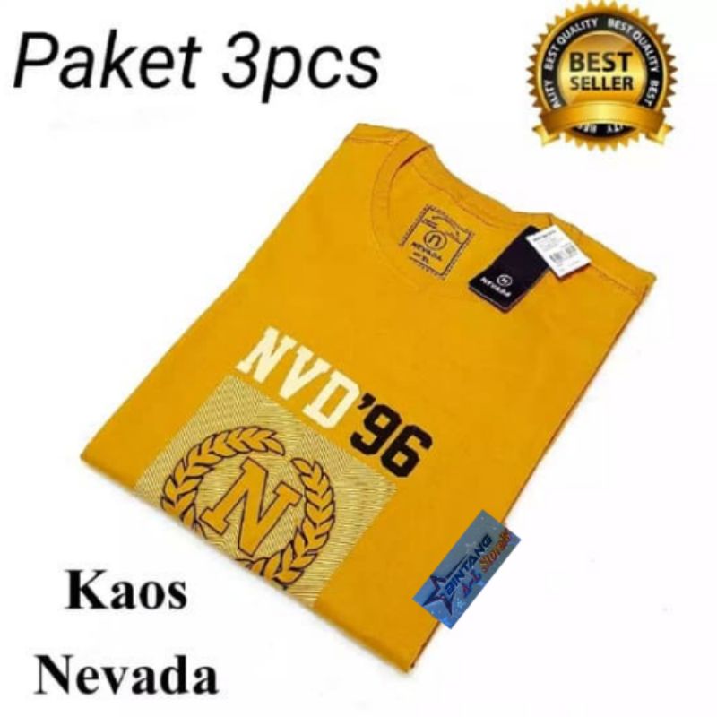 kaos Nevada brand matahari unisex/ kaos Nevada pria wanita terbaru/ kaos wanita pria masa kekinian