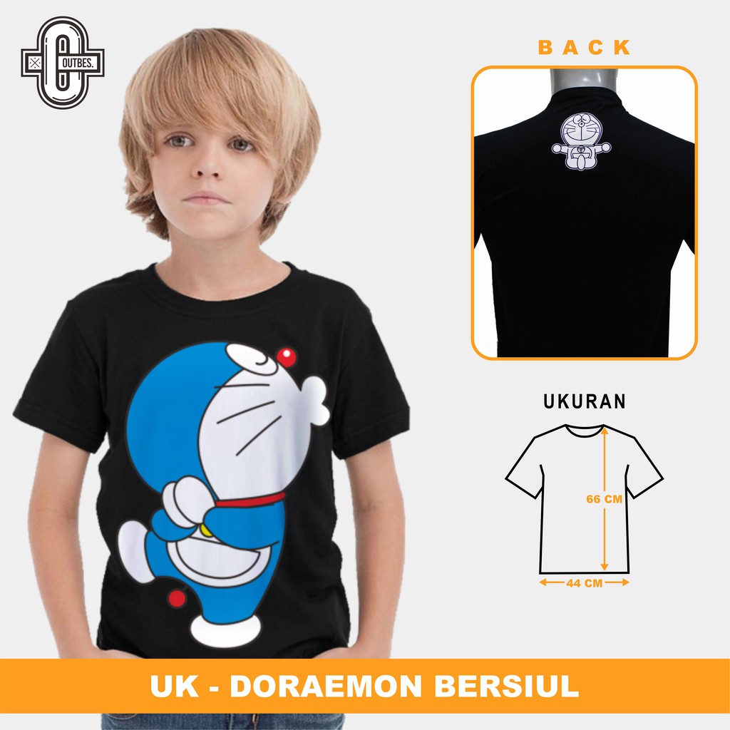 KAOS ANAK ANIME - [ STAND BY ME / NARUTO / LUFFY / TOKYO REVENGERS ] -- DORAEMON BERSIUL