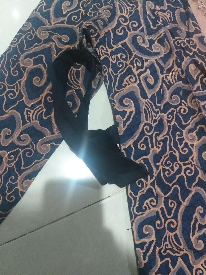 Gamis Batik Wtp 22 Mm Navi