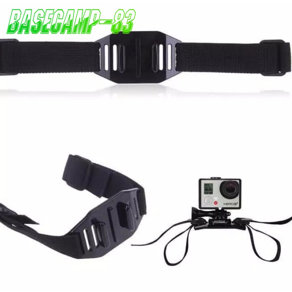Strap Helm Sepeda Mtb Holder Kamera Sport Gopro Adjustable