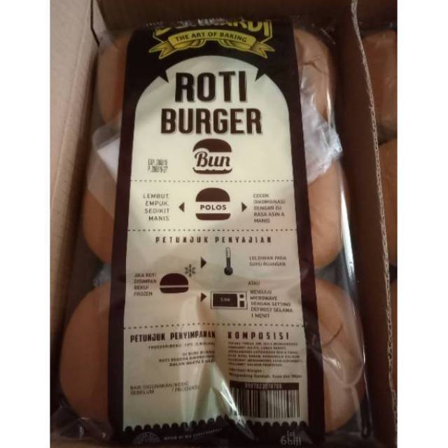 

Roti berger bernadi isi 6 /mini isi 20 pcs