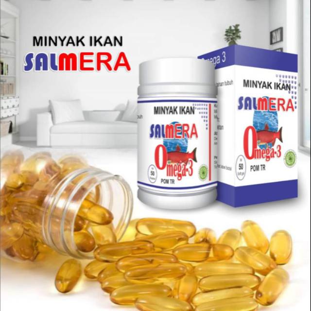 Minyak Ikan Salmon Merah Salmera Atasi Kolesterol Jantung Stroke Kesehatan Mata Diabetes Indonesia
