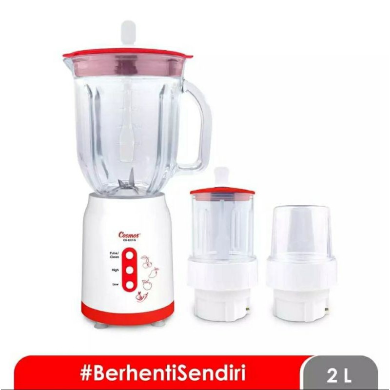 BLENDER COSMOS CB 812 G KACA 2 LITER  #BERHENTI SENDIRI SMART BLENZ